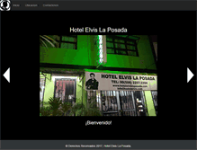 Tablet Screenshot of hotelelvislaposada.com